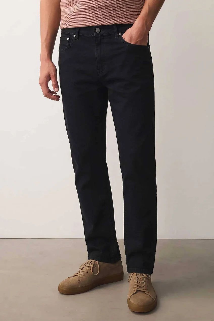 Men's Straight Fit Black  Jeans