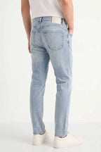 Men's Straight Fit Sky Blou  Jeans