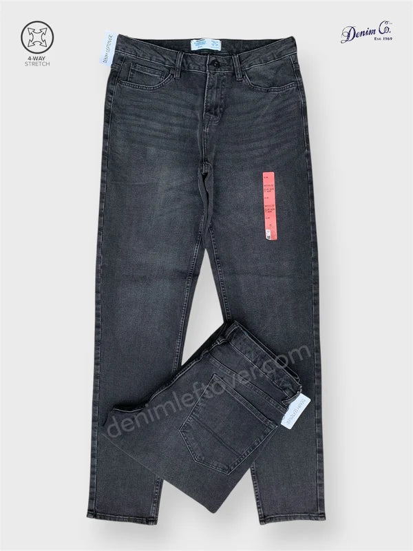 Men's Straight Fit Black Jeans