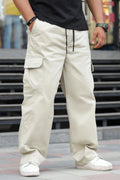 Men's Street Style 6 Pockets Cargo Trouser