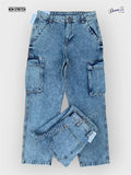 Men's Fit Tinted Blue Jeans