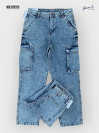 Men's Fit Tinted Blue Jeans