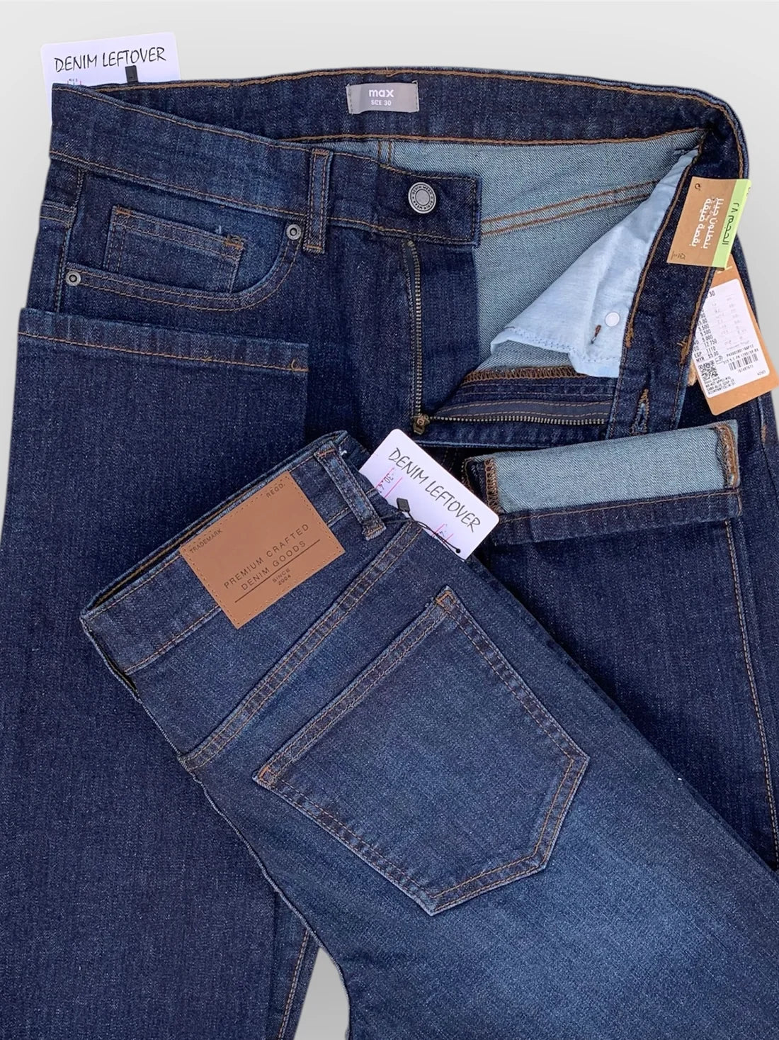 Men's Relaxed Bootcut Fit Tinted Blue Jean