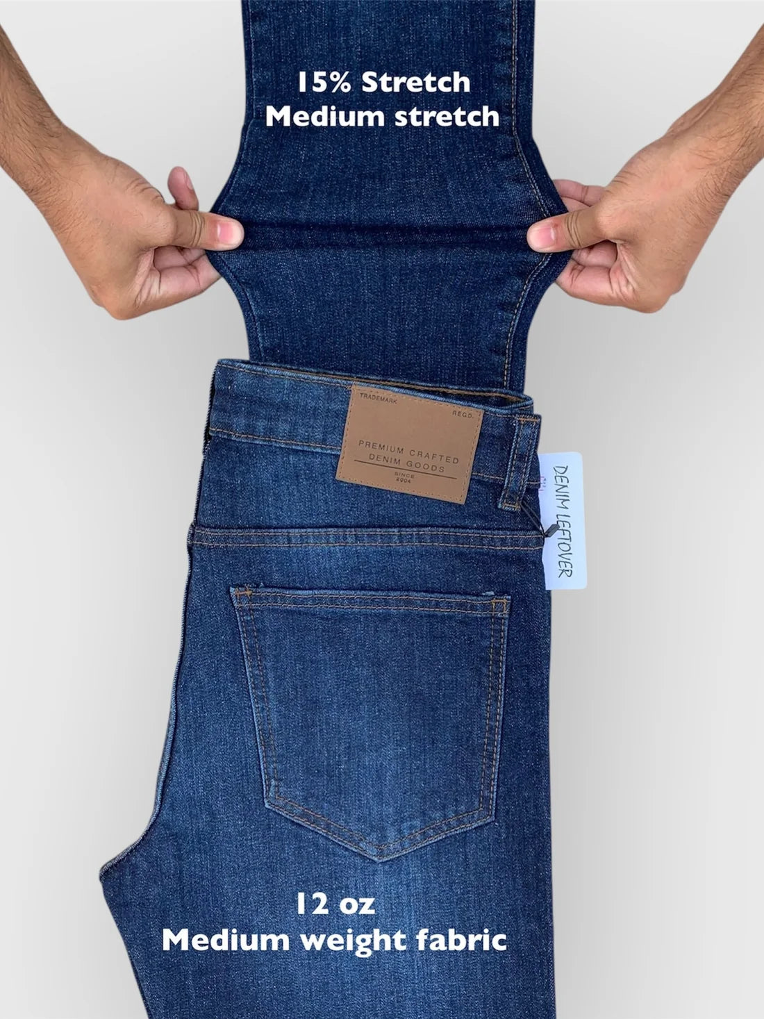 Men's Relaxed Bootcut Fit Tinted Blue Jean