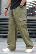Men's Street Style 6 Pockets Cargo Trouser