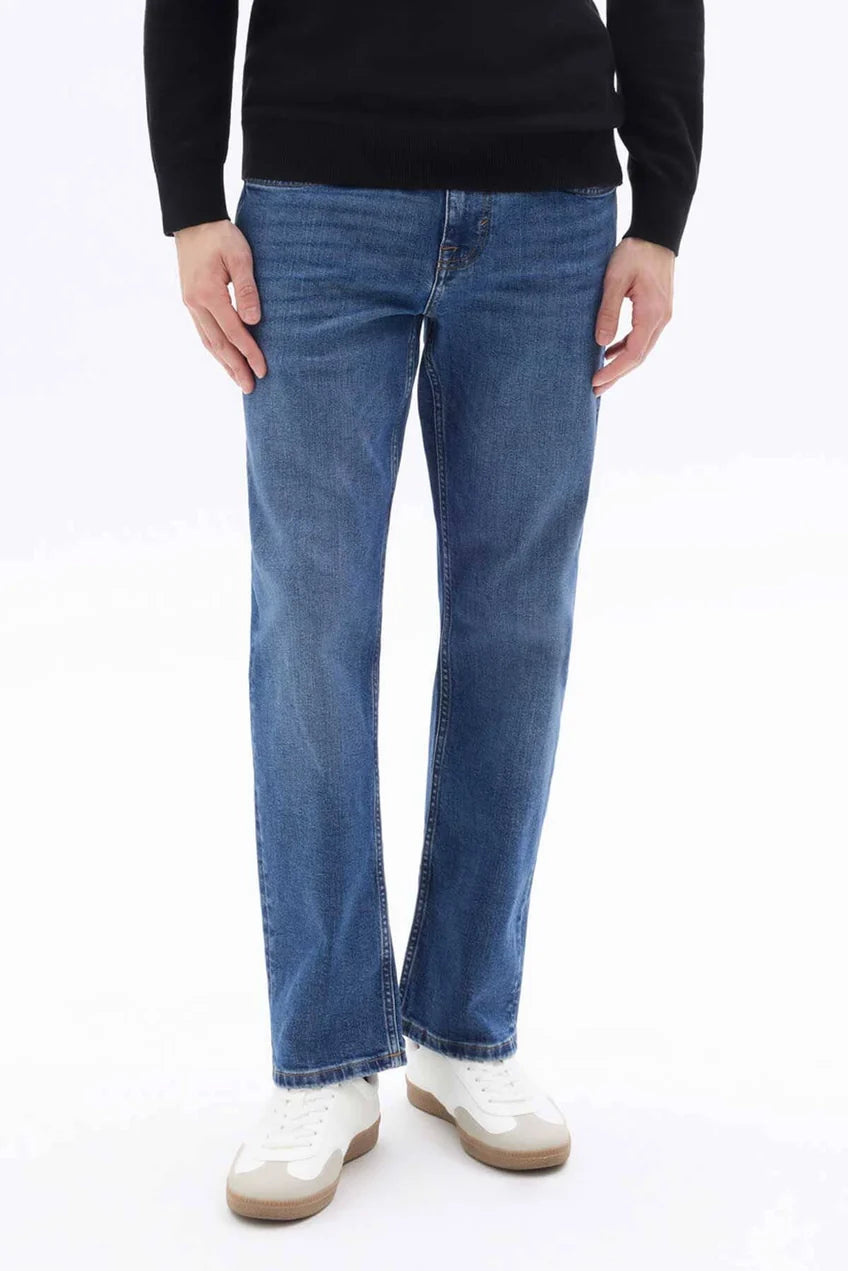 Men's Slim Fit Dark Blue Jean