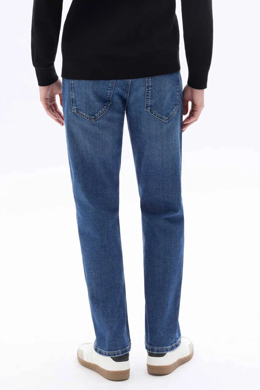 Men's Slim Fit Dark Blue Jean