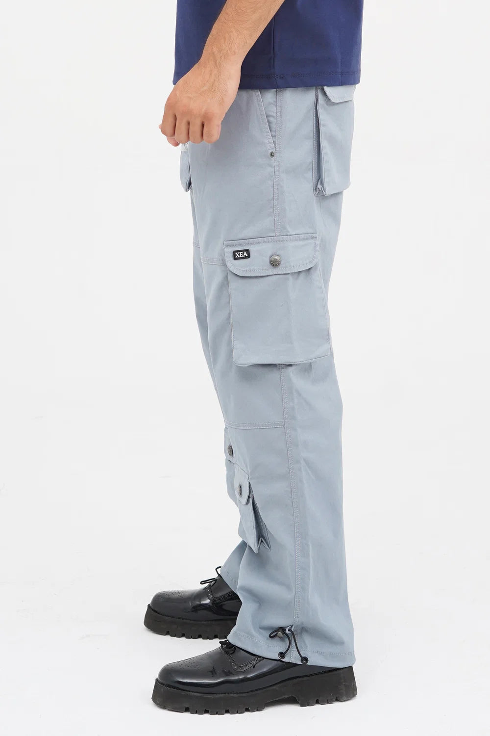 BAGGY FIT CARGO DENIM
